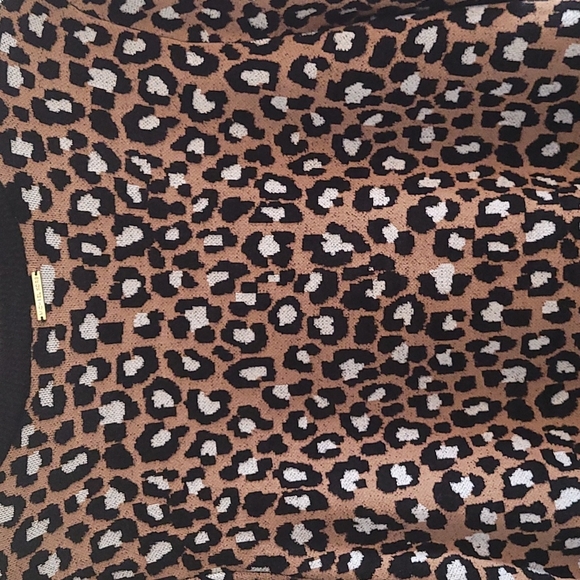Michael Kors leopard print short sleeve sweater - Picture 3 of 3